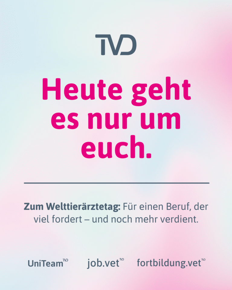 Heute ist Welttierärztetag 🩷