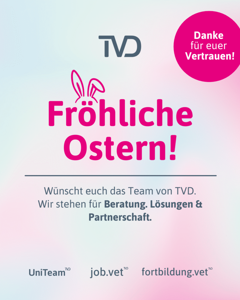 Frohe Ostern wünscht das gesamte Team von TVD 🐣🌷