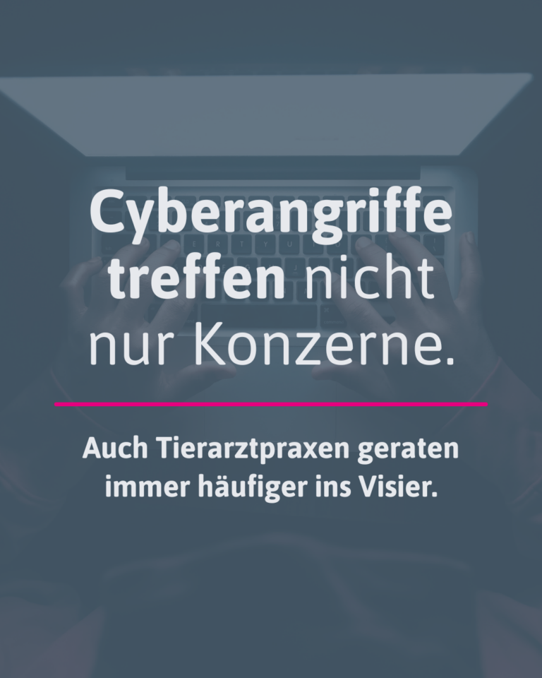 Cyberangriffe nehmen zu: Warum Tierarztpraxen jetzt handeln sollten